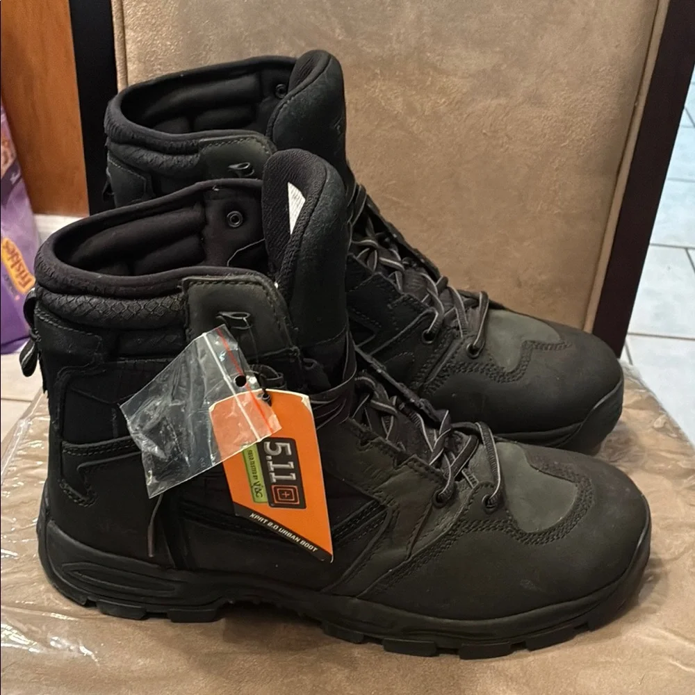 5.11 Tactical Black Boots, XPRT 2.0 Urban Boot, with Reinforced Toe